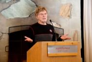 Robert Redford speaking at the 2020 Sundance Film Festival (Image via Getty Images)